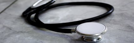 Stethoscope on a desk