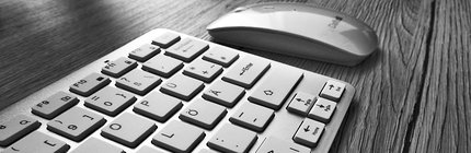 Computer keyboard and mouse